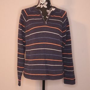 Y2K Tommy Hilfiger Vintage Blue Zip Sweater